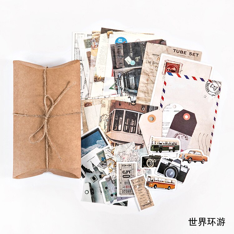 Reisebillett soppblanding materiale papir søppel journal planner håndverk papir scrapbooking vintage dekorativt diy håndverk fotoalbum: B