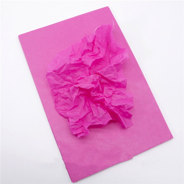 100Sheets/ Lot A4 Doorschijnende Vloeipapier Tissue Papier Bladwijzer Fruit Wikkelen Papers Bloemen Verpakking Materiaal: 100pcs Rose paper