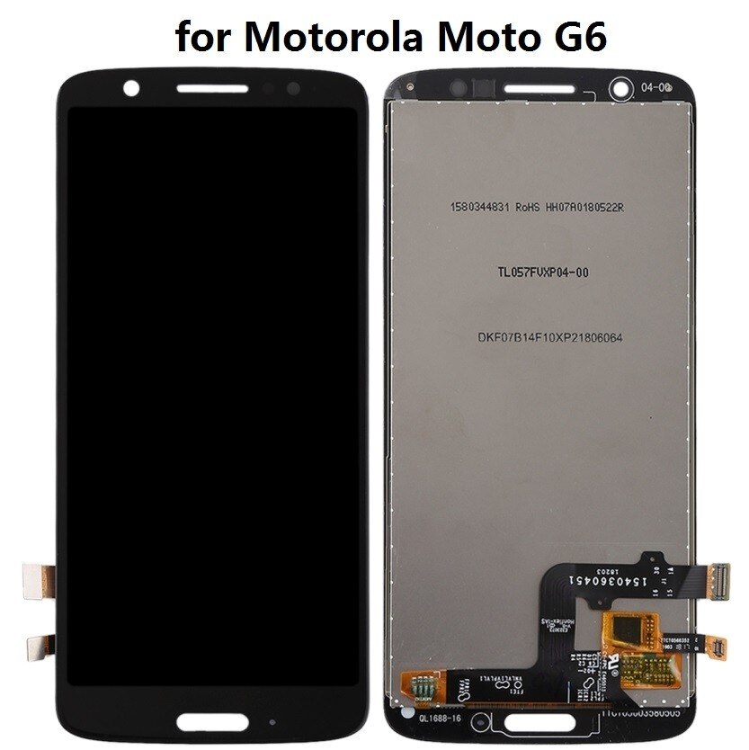 5.7" For Motorola Moto G6 LCD Display Touch Screen Digitizer Assemble Frame For Moto G6 XT1925 LCD Display XT1925-3 XT1925-5