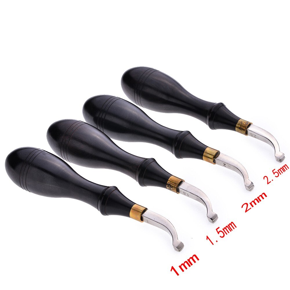 Groover de cuero, herramienta de cuero de la mano, ranura, herramienta de línea oculta, bulto de borde de cuero, prensa , dispositivo de línea de borde de cuerpo ancho: 1.5mm