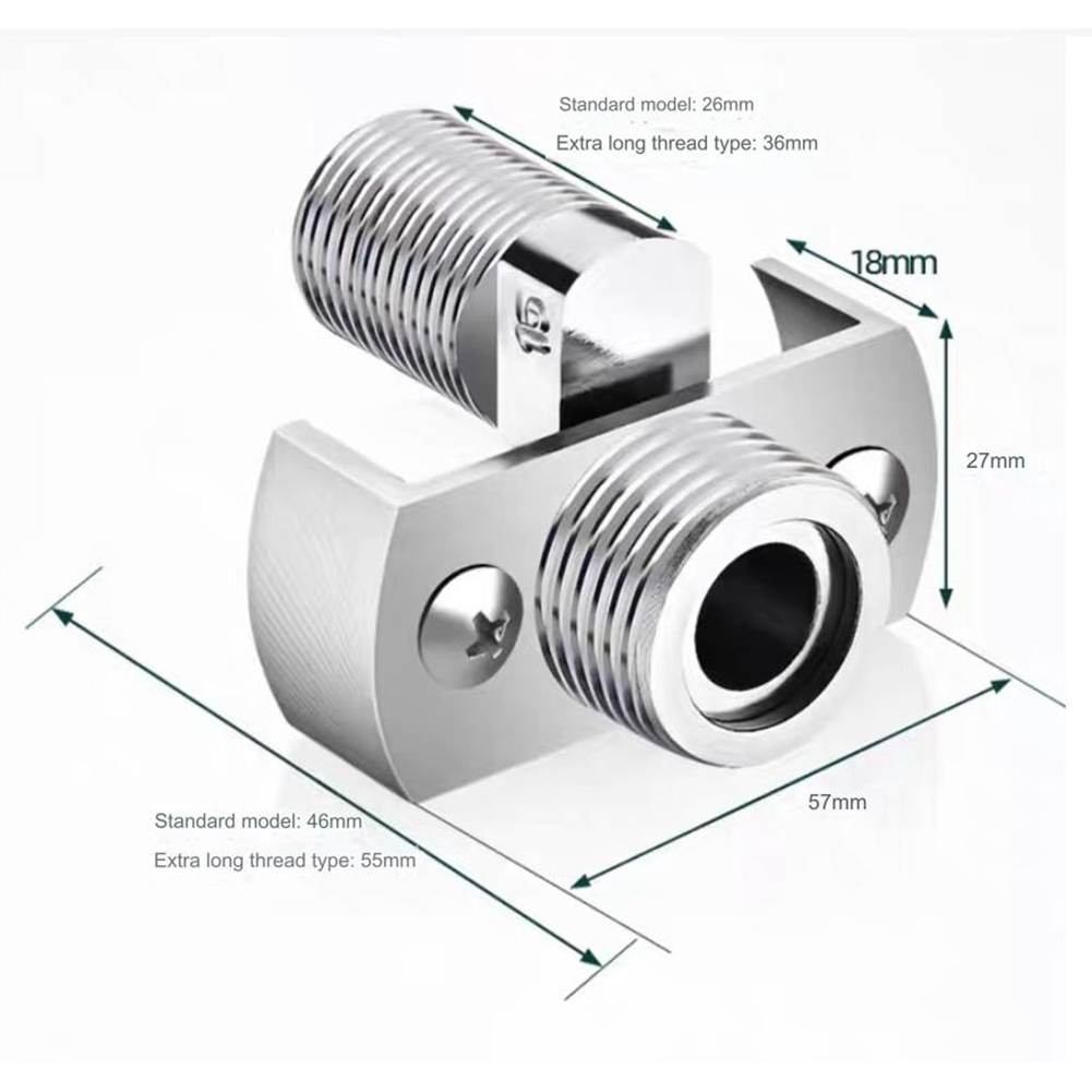 40Degree Adjustable Faucet Tap Adapter Angled Curved Foot Eccentric Screw Corner Conversion Accessories For Kitchens Bathrooms