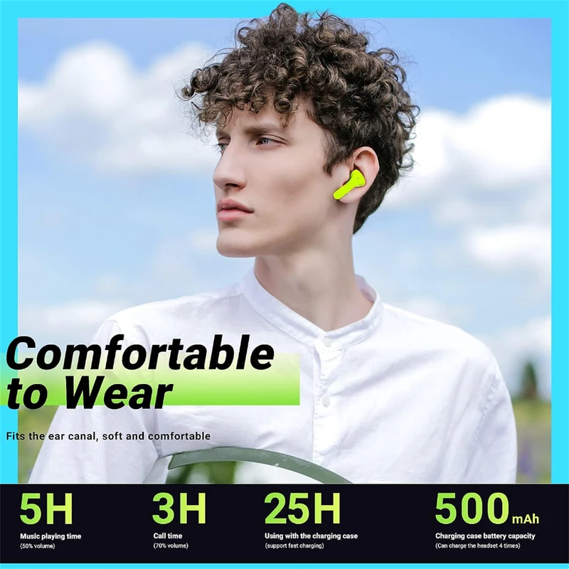 Air31 Tws Earpuds Wireless Bluetooth 5.0 Sport Gaming Headsets Noise Reduction Earbuds Mic Headphones With LED Display Earphones