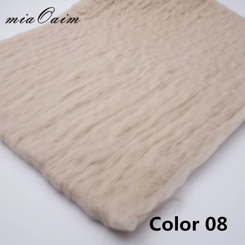 2Pcs in A Lot Fluffy Wool Felt Fleece Blanket Basket Filler Stuffer Layer Backdrop Newborn Photography Props Baby Shower
