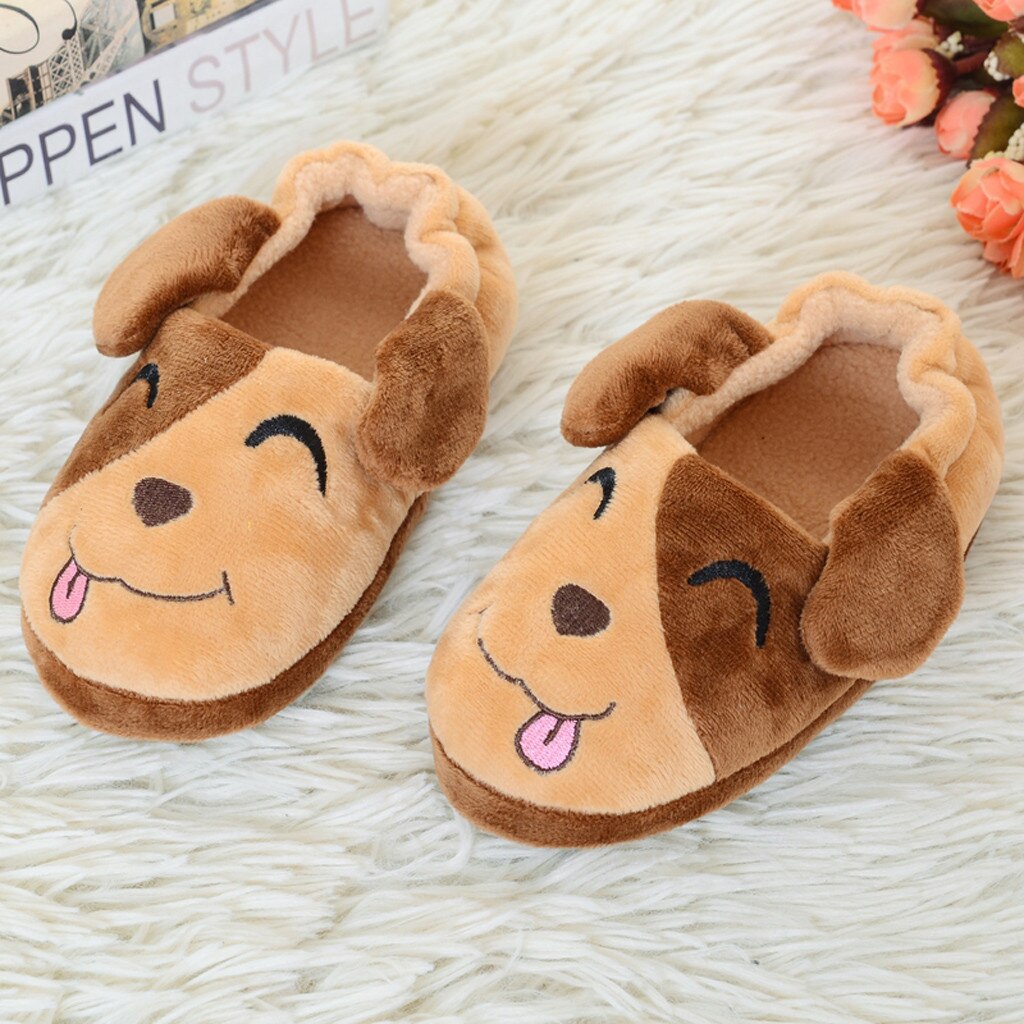 Peuter Baby Meisje Kinderen Winter Slippers Voor Meisjes Kinderen Jongens Meisjes Slippers Kids Cartoon Slippers Kids Home Schoenen Bont slides