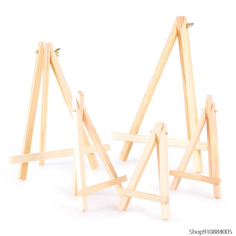 1Pcs Mini Wooden Easel Tablet Stand Phone Holder Wedding Table Card Stand Display Holder Party Desktop Decor Mini Desktop Easel