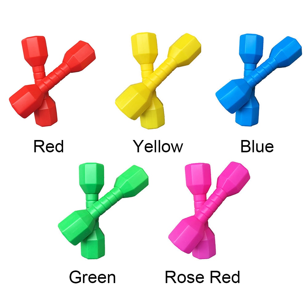 Pesas de mano para deportes al aire libre, mancuernas ergonómicas para ejercicio en casa, guardería, gimnasio, accesorios de baile, equipo de Fitness, 2 unids/set por juego