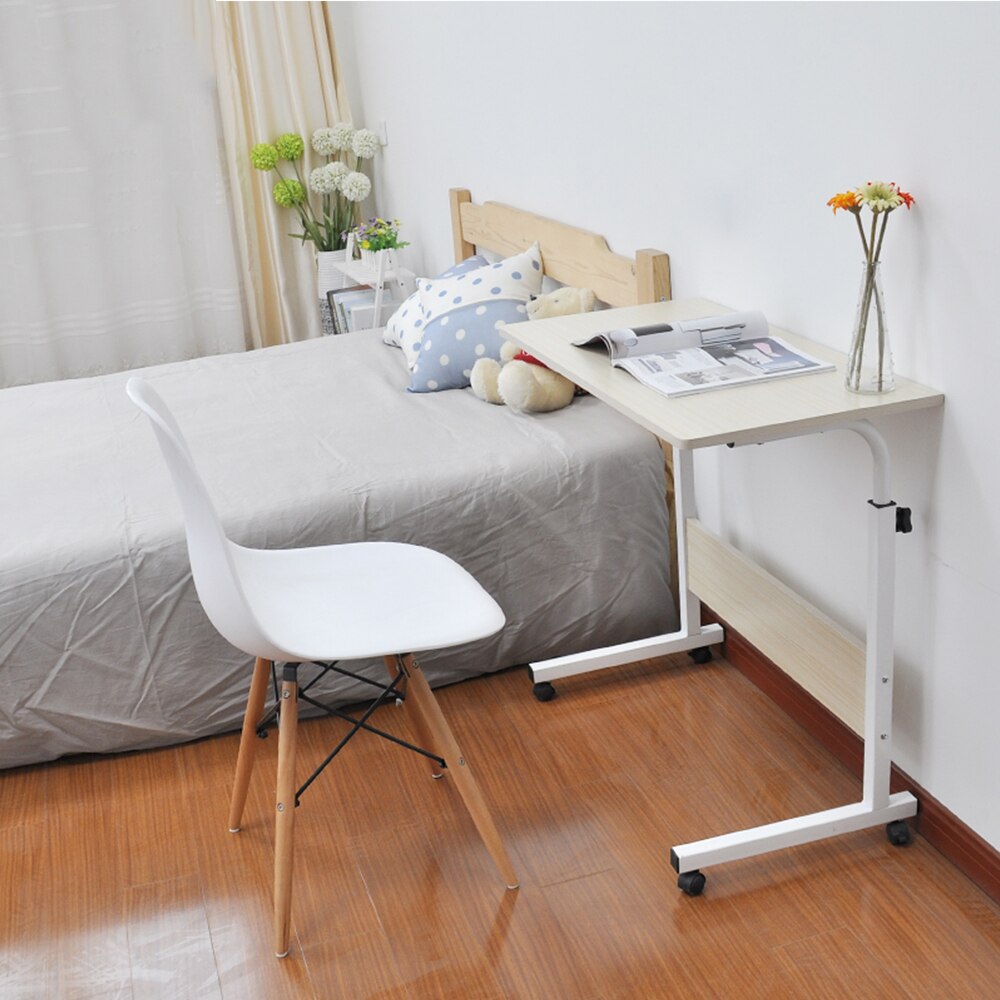 Foldable Computer Table Adjustable Portable Laptop Desk 80*40CM Rotate Laptop Bed Table Can be Lifted Standing Desk