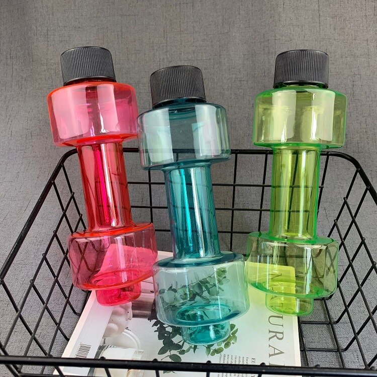 Mancuernas de agua de culturismo Unisex, pesas ajustables, botella de agua de 550ml, portátil a prueba de fugas, mancuerna de Fitness
