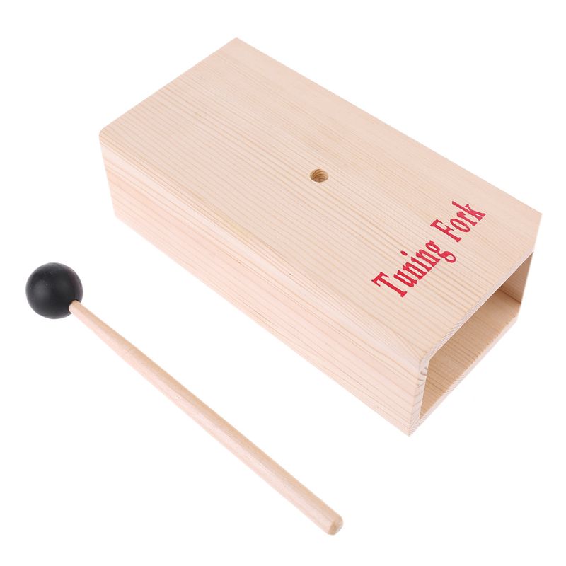 Eisco Labs Pair Of Tuning Forks 440Hz With Wood Bases – One Adjustable For Frequency Experiments