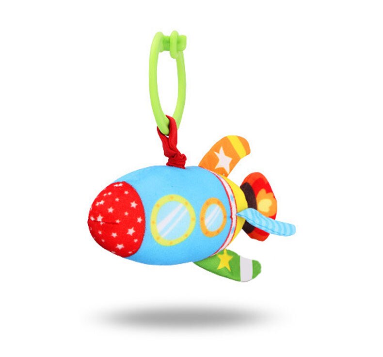 Hand Ring Bell Pull Schudden Bed Hangen Baby Speelgoed Baby Speelgoed 0-1 Jaar Oude Hand Hold Speelgoed: Rattle-Rocket