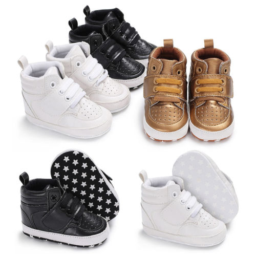 Mis au point chaussures en cuir PU pour bébés filles | Chaussures décontractées pour bébés garçons et filles, semelle souple, antidérapantes,