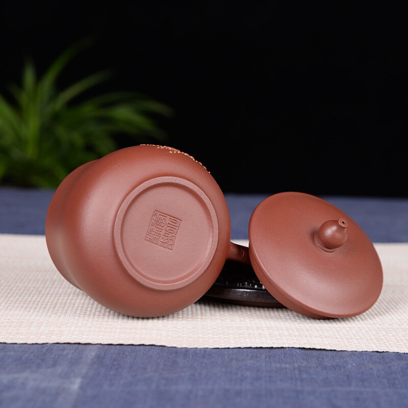 370Ml Yixing Paarse Klei Mok Met Deksel Kit Hand Geschilderd Pruimenbloesem Grote Capaciteit Ruwe Erts Zisha Cup Kantoor master Puer Thee Cup