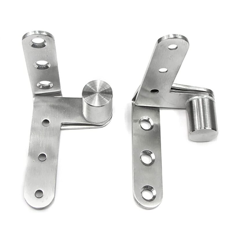Stainless Steel Door Hidden Hinges Heavy Duty Pivoted Hinge Adjustable Gap Shaft Up and Down Door Hinge Silent Operation