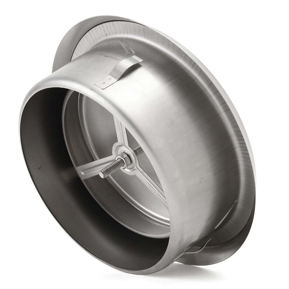 Adjustable Ceiling Home Stainless Steel Air Vent Round Ventilation Duct Cover Stainless Steel Exterior Wall Air Vent Grille