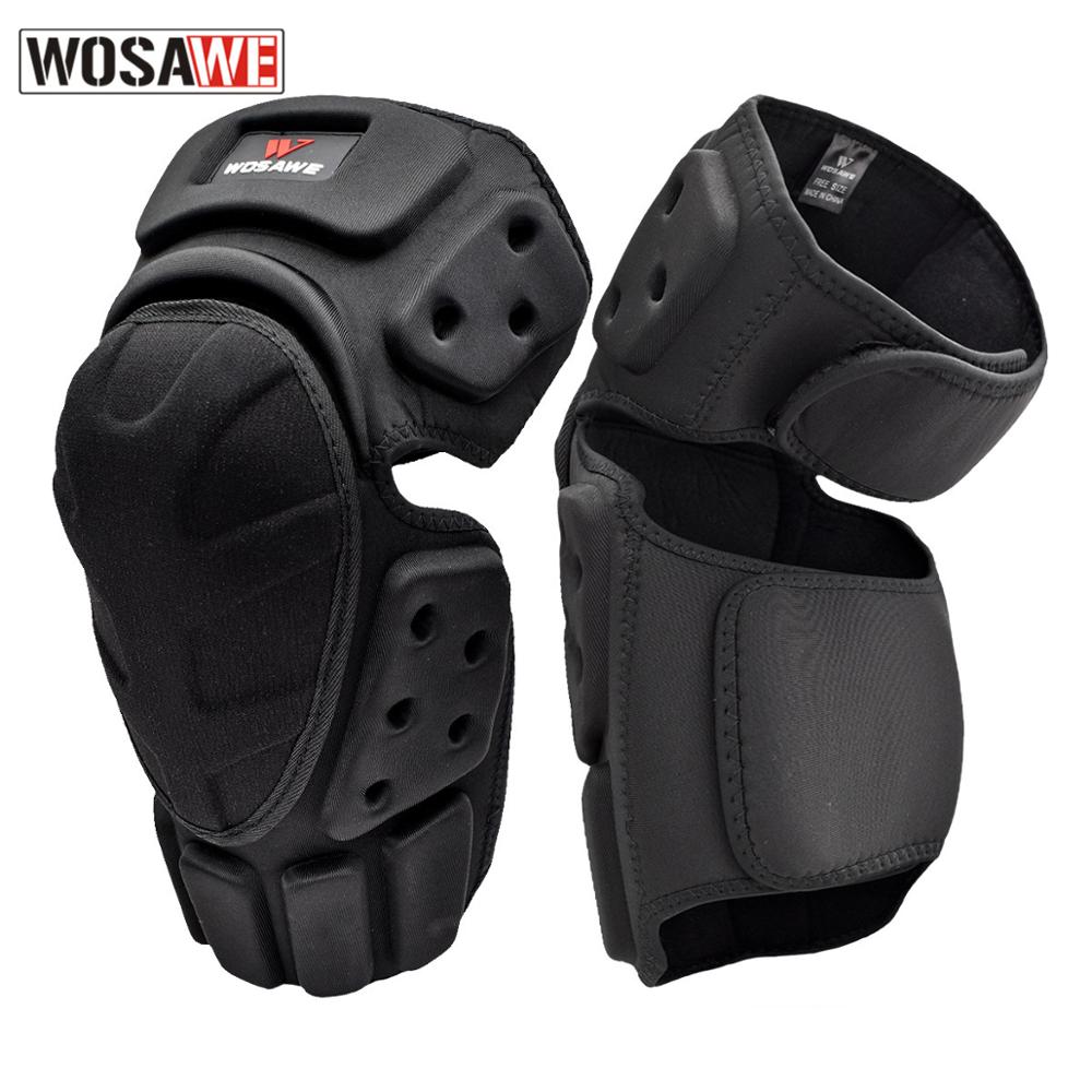 Wosawe Motorfiets Kniebeschermers Motocross Knie Bescherming Moto Racing Beschermende Guard Gear Motorbike Knee Protector Mtb Kniebeschermers