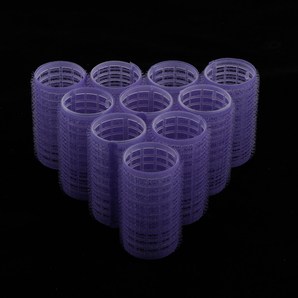 10Pcs/Pack Large Medium Small Hair Rollers Self Grip Styling Roller Self-Adhesive Roll Curler Beauty Tool Hairdressing Curlers: 32mm