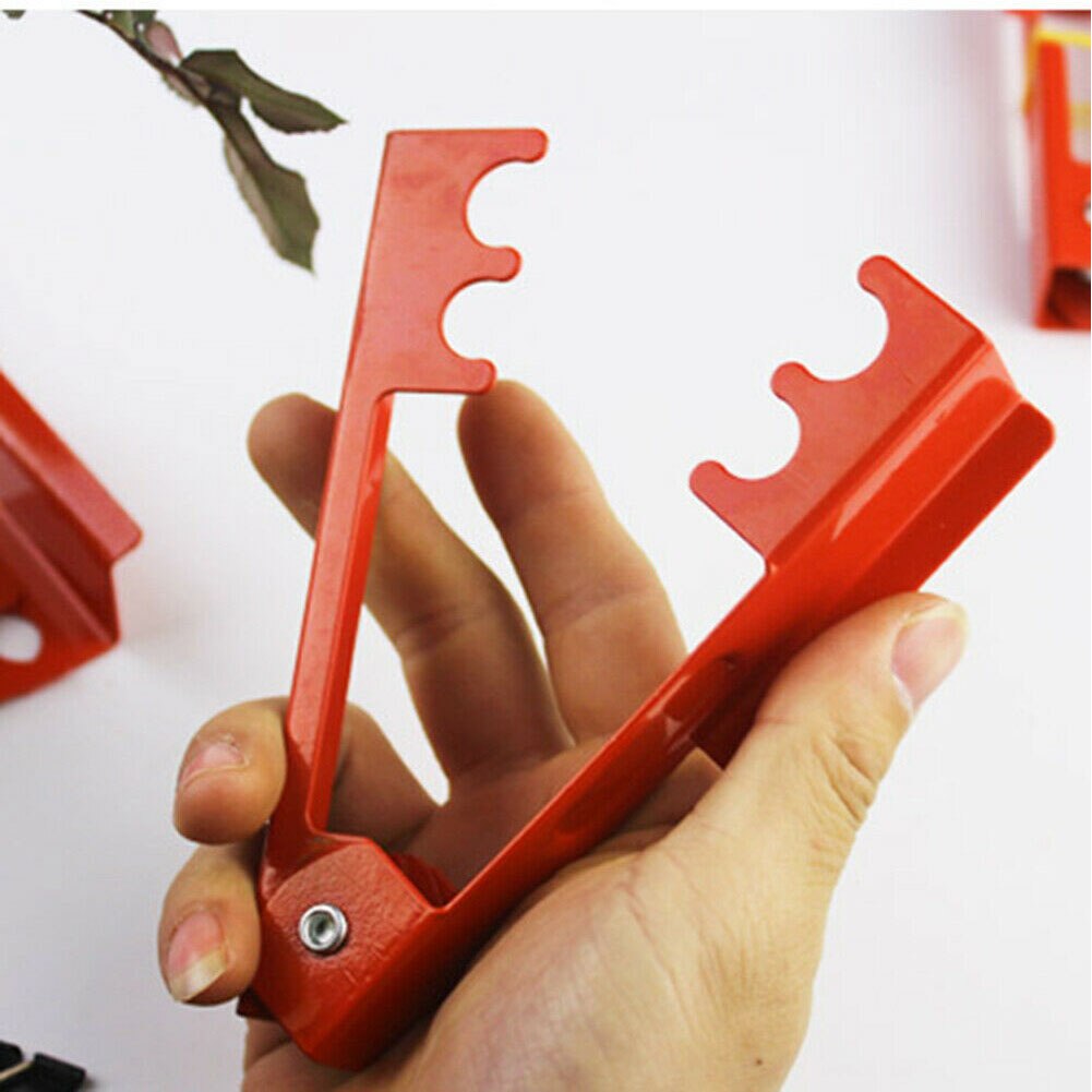 DIY Portable Home Tree Useful Burrs Plier Metal Garden Rose Thorn Remover Cutting Tool Stem Leaves Stripping Flower For Florist