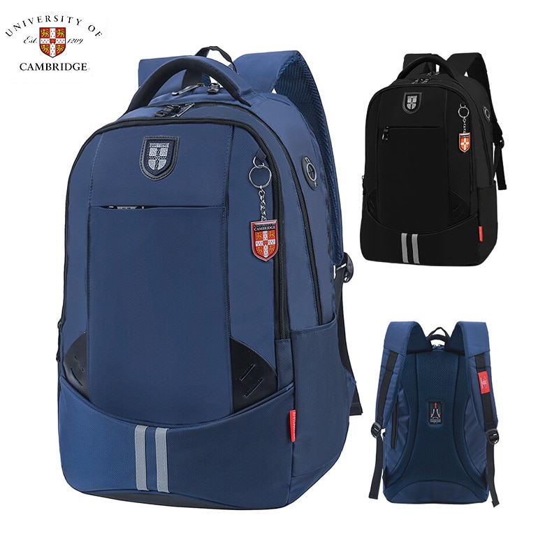 UNIVERSITY OF CAMBRIDGE Children/kids casual school bag books shoulder backpack portfolio For Boys high school grade 3-6