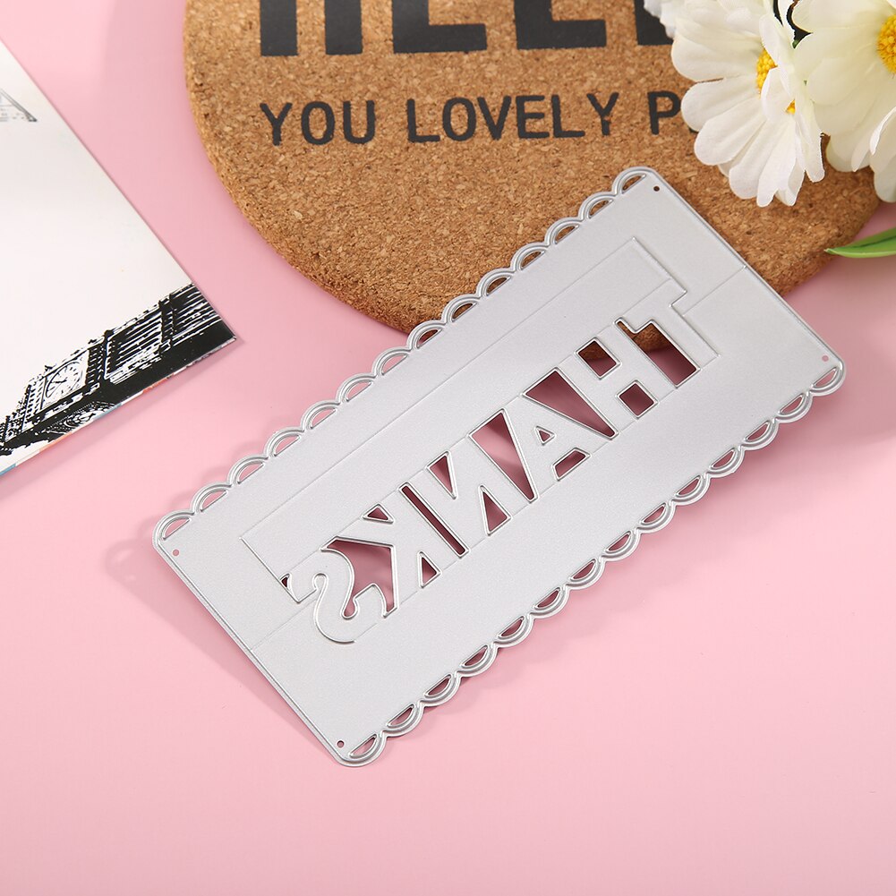 Buchstaben Metall Schneiden Stirbt Kohlenstoff Stahl Schablone Schablone Für DIY Scrapbooking Stirbt schneiden Präge Papier Karten Album Machen Handwerk