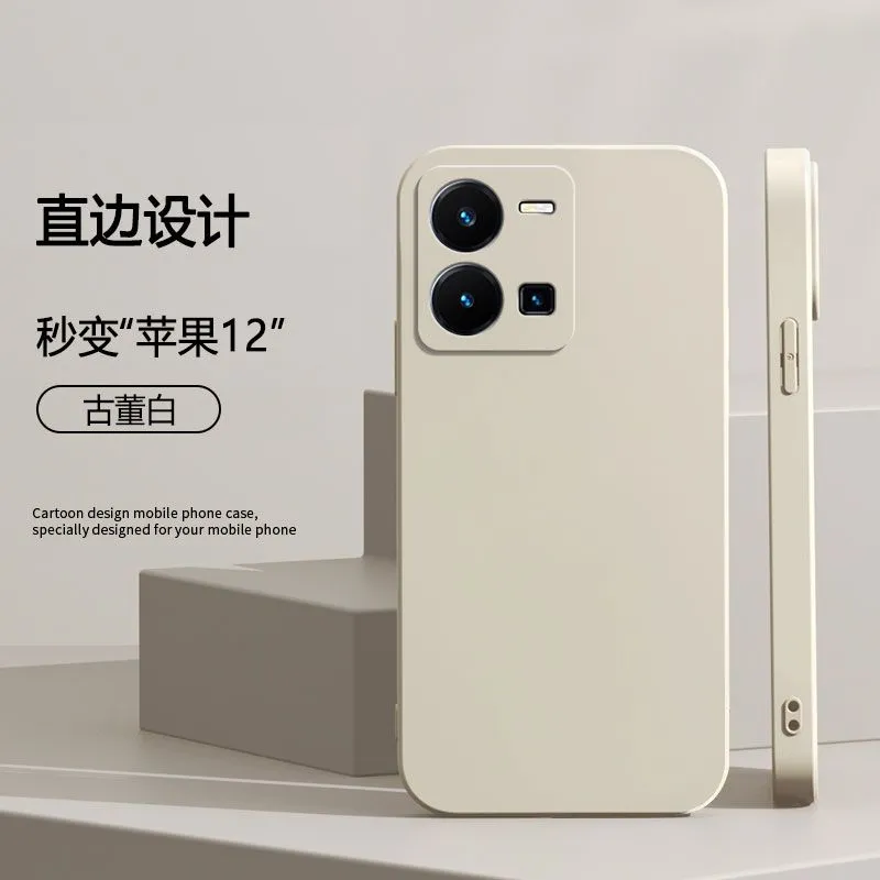 Voor Vivo Y35 Case Cover Voor Vivo Y 35 Y22 S V25 Vloeibare Zachte Siliconen Telefoon Case Funda VIVoY35 4G Shockproof Bumper