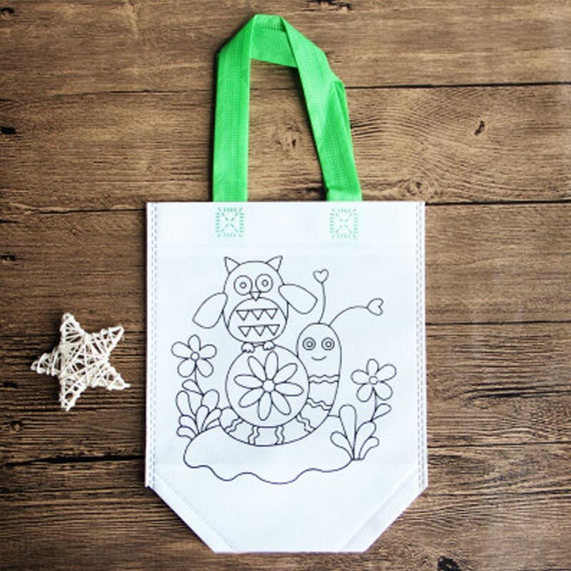 Saizhi FAI DA TE Vernice Disegno Giocattolo Colorato Graffiti Borsa A Mano Da Parte di Bambini di Materiale Ecologico SZ3102: snails