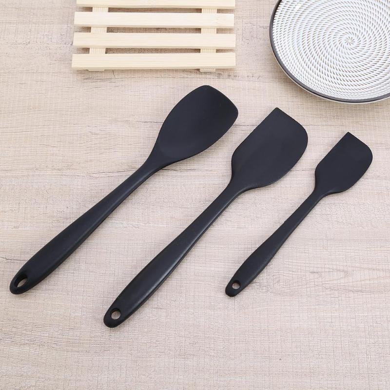 10 stks/set Koken Gereedschap Set Siliconen Anti-aanbak Bakken Kookgerei Set Huishoudelijke Keuken Kookgerei Sleuven Lepel Gadgets