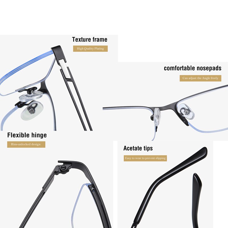 anti blue light radiation ray blocking blocker glasses for men women computer gaming glasses lentes anti luz azul metal Goggles