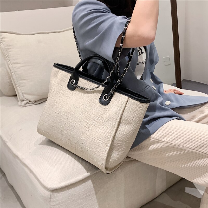 Vrouwen Canvas Handtassen Tassen Dames Grote Capaciteit Schouder Messenger Bags Mode Vrouwelijke Reistas