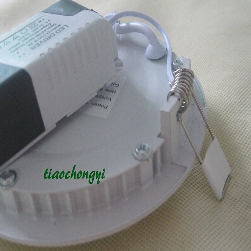 3W/6W/9W/12W/15W/18W Round LED Recessed Ceiling Panel Light Lamp