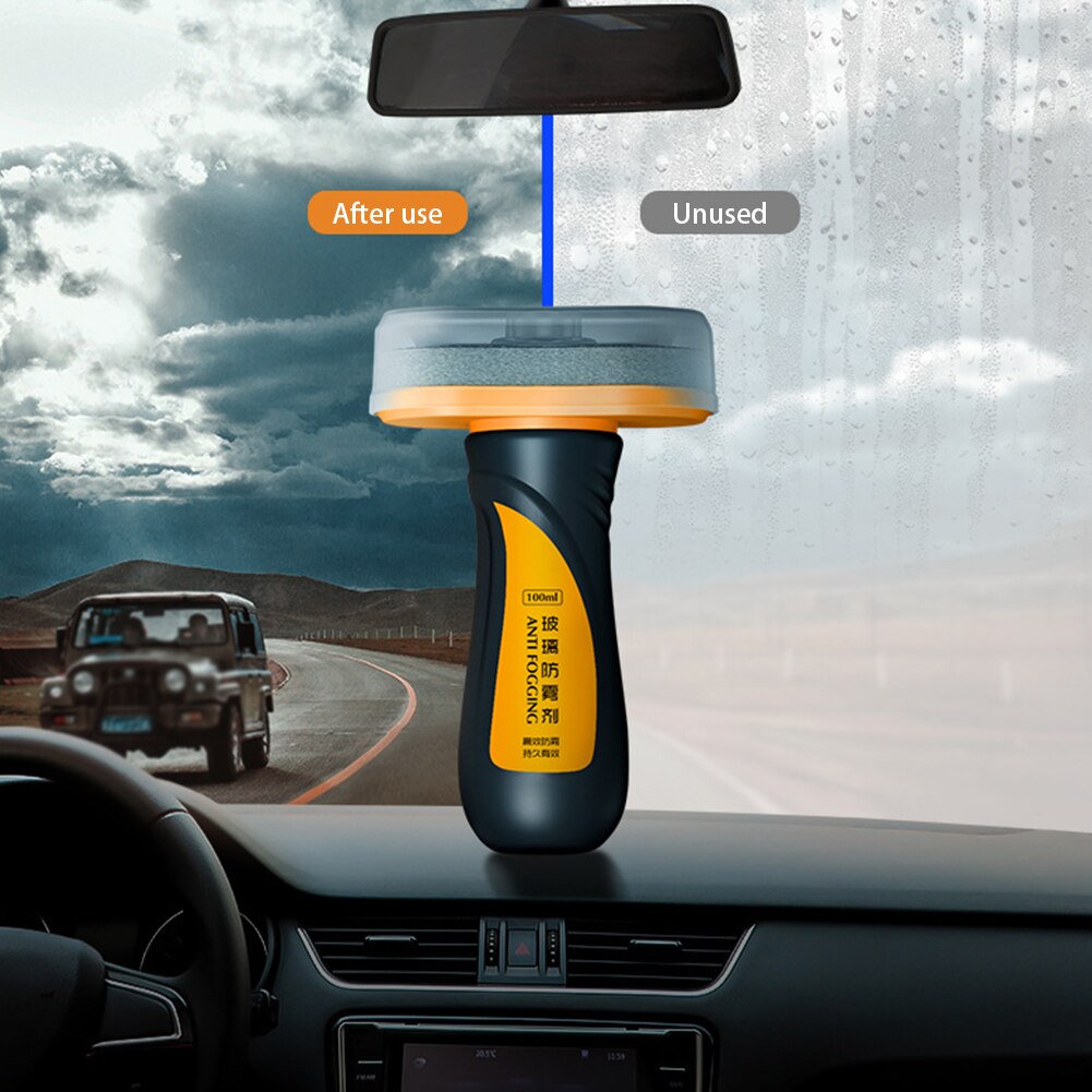100ml Window Portable Anti Fog Agent Car Windshield Helmet Clear View Long Lasting Glass Wiper Cleaning Tool Mirror Hydrophobic