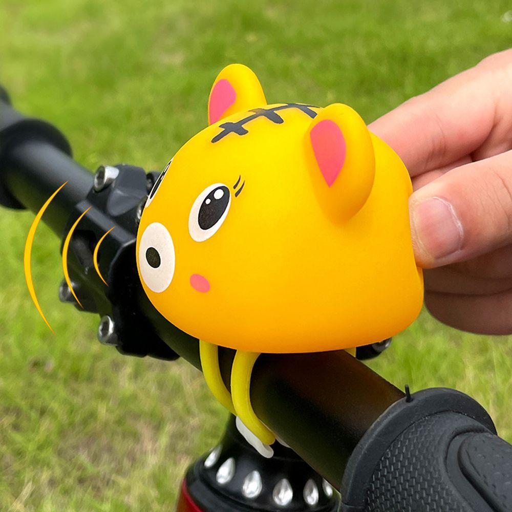 Riding Cartoon Ring Bell Sound Alarm Animal Air Horn Bicycle Horn Bicycle Ring Bell Bicycle Head Light Bell Kids Bike Bell