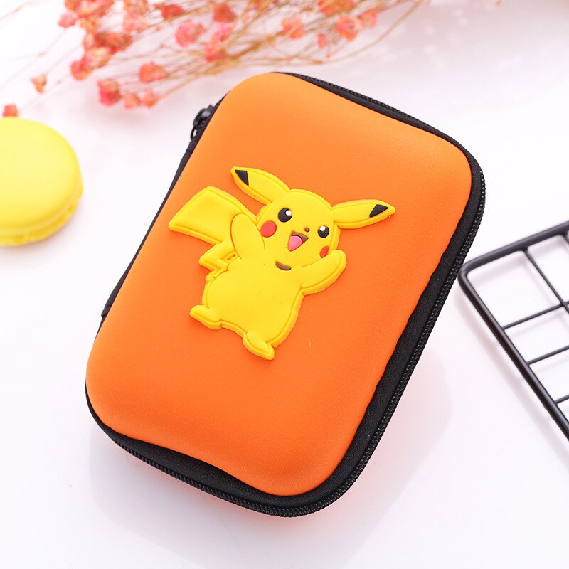 Lovely Silicone Coin Purse Cartoon Coin Key Wallets Rectangle Earphone Holder Bags Kids Cute Wallet: 13