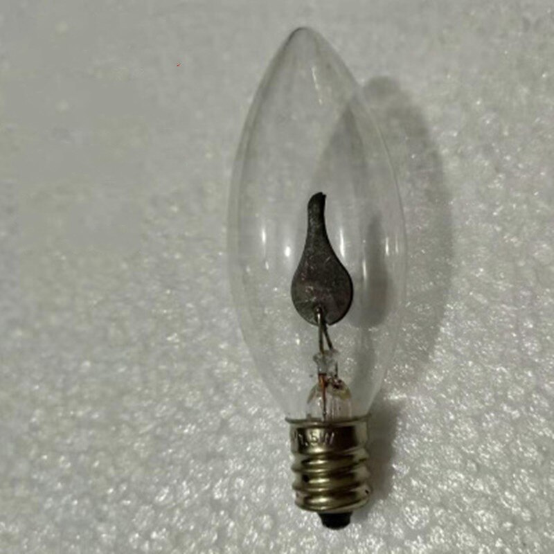 Ampoule lumineuse led e14e27, barre de bouche à vis KTV décoration créative, ampoule imitation flamme E12 2 pièces