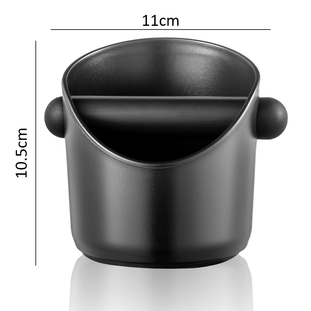 Coffee Residue Trash Box Oblique Mouth Espresso Box Barista Coffee Ground Recycling Container Anti Slip Coffee Grind Dump Bin