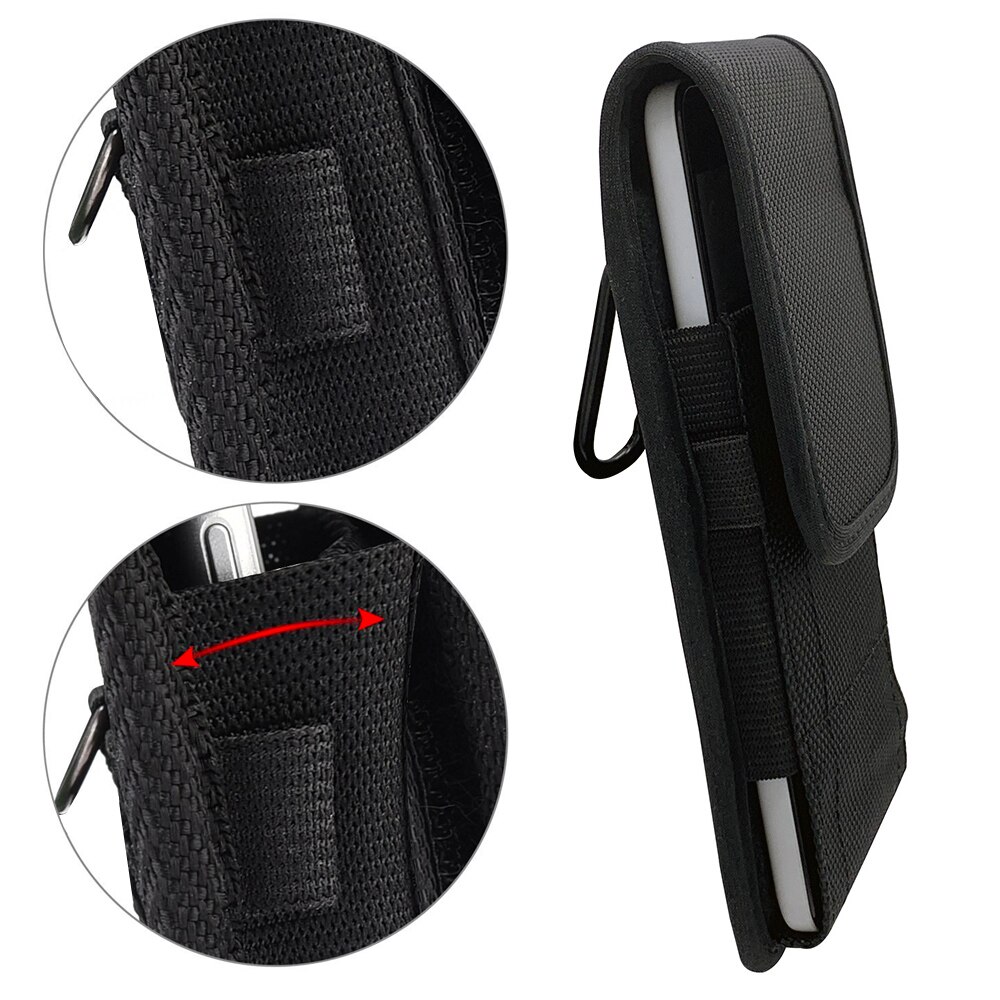 Voor Huawei Nova 8 Pro 5G Nova 8 Se P Smart Y5 Y6S Universele Telefoon Pouc Riem clip Holster Oxford Doek Taille Case