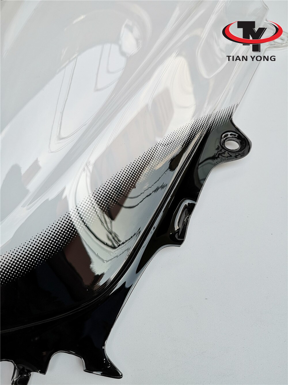 Motorfiets voor yamaha  r1 r 1 15-16-17 windscherm windscherm rookzwart helder windscherm