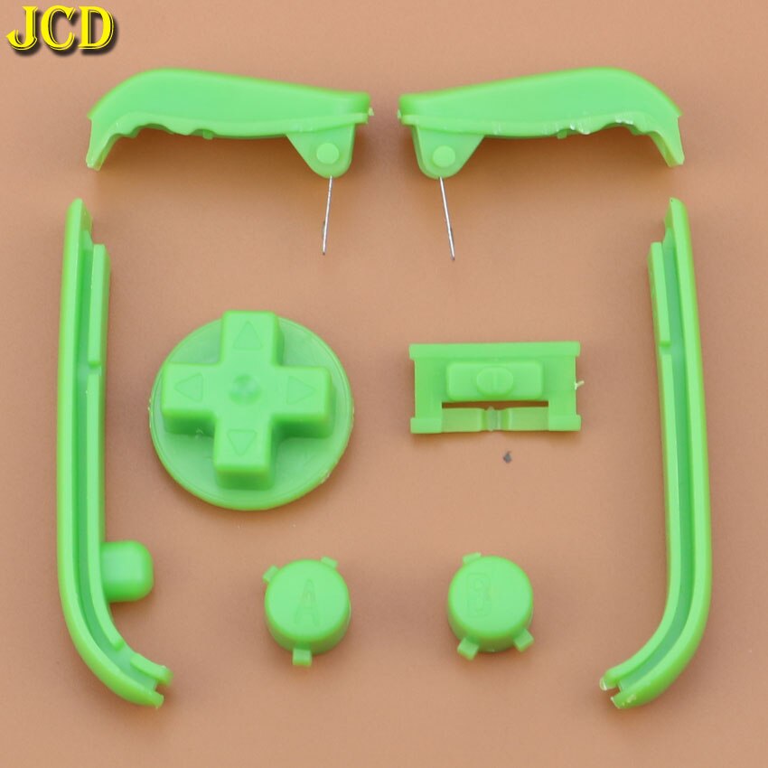 JCD Multi-Color Buttons Keypads L R A B Buttons For Gameboy Advance Buttons Frame For GBA D Pads Power ON OFF Buttons: D