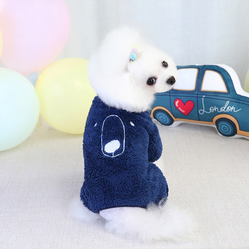 Herbst und Winter Modische Kostüm Für Haustiere Kleine und Mittelgroße Hunde Flanell 4-auf Beinen Kleidung