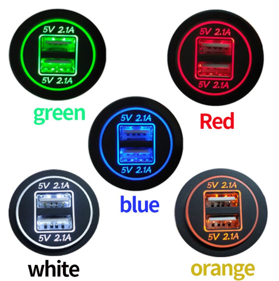 Car usb charger cover for motorcycle auto truck atv boat led adapterfor uaz 31512 3153 3159 3162 simbir 469 hunter patriot
