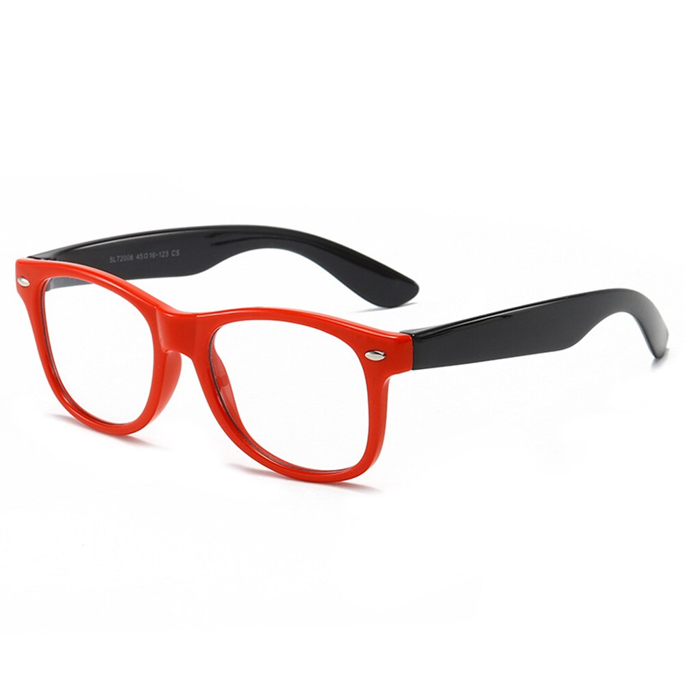 Boy Transparent Girls Eyeglasses Anti Blue Light Eyeware Frame Kids Square Children: 3