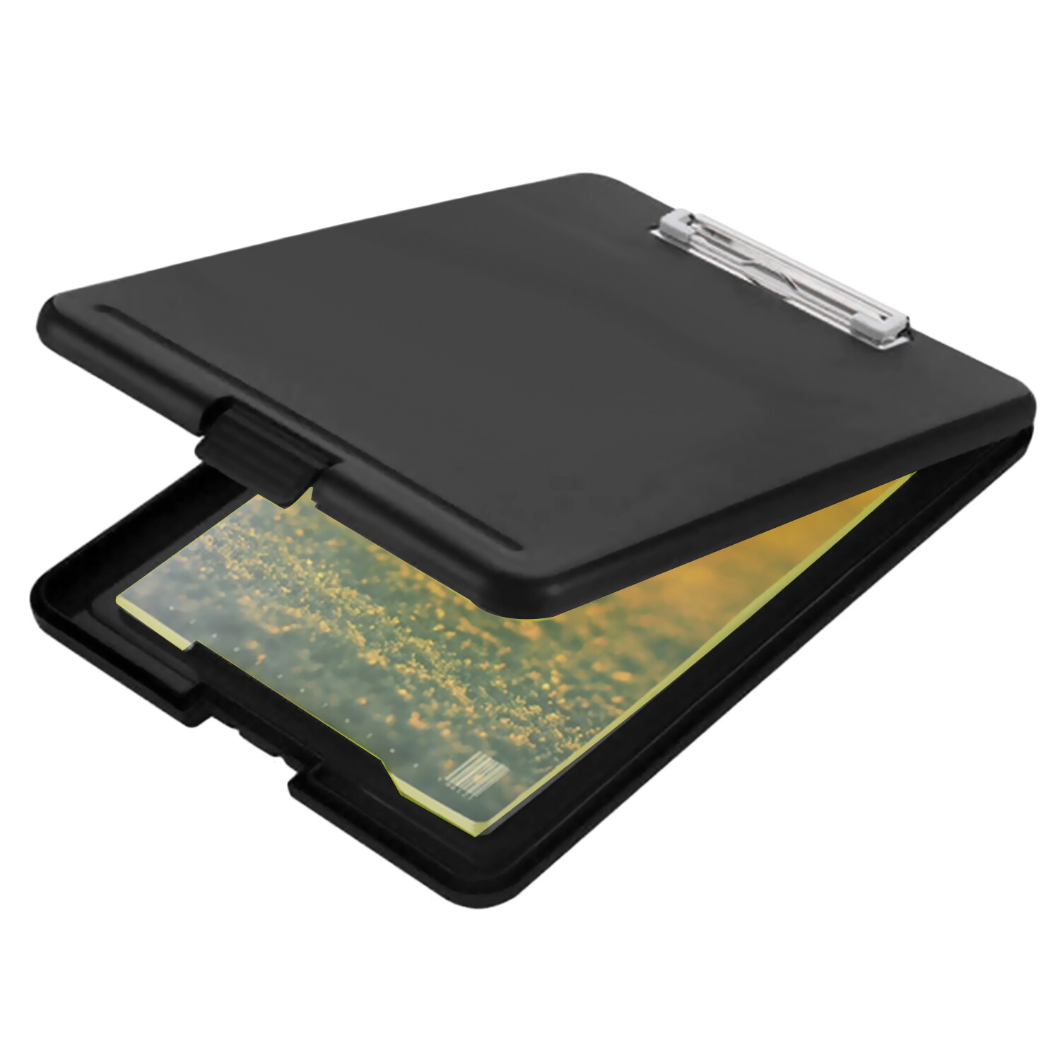 A4 Size Plastic Opslag Klembord Doos Bestand Document Clip Case voor Studenten Leraren Verkoop Utility Industriële Office