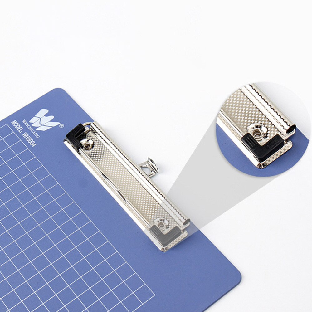 3pcs Writing Clip Board Hanging Menu Order Writing Board Holder for Writing Use A4 (Blue)