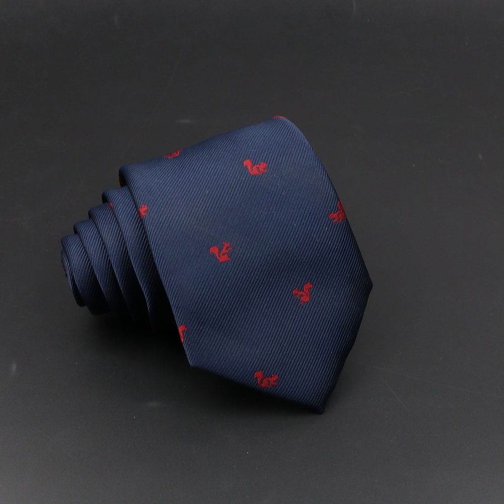Corbata con estampado Floral de animales y dibujos animados para hombre, corbata estrecha y delgada, corbatas para de boda, color rojo marino, accesorios para corbata,: Fucsia
