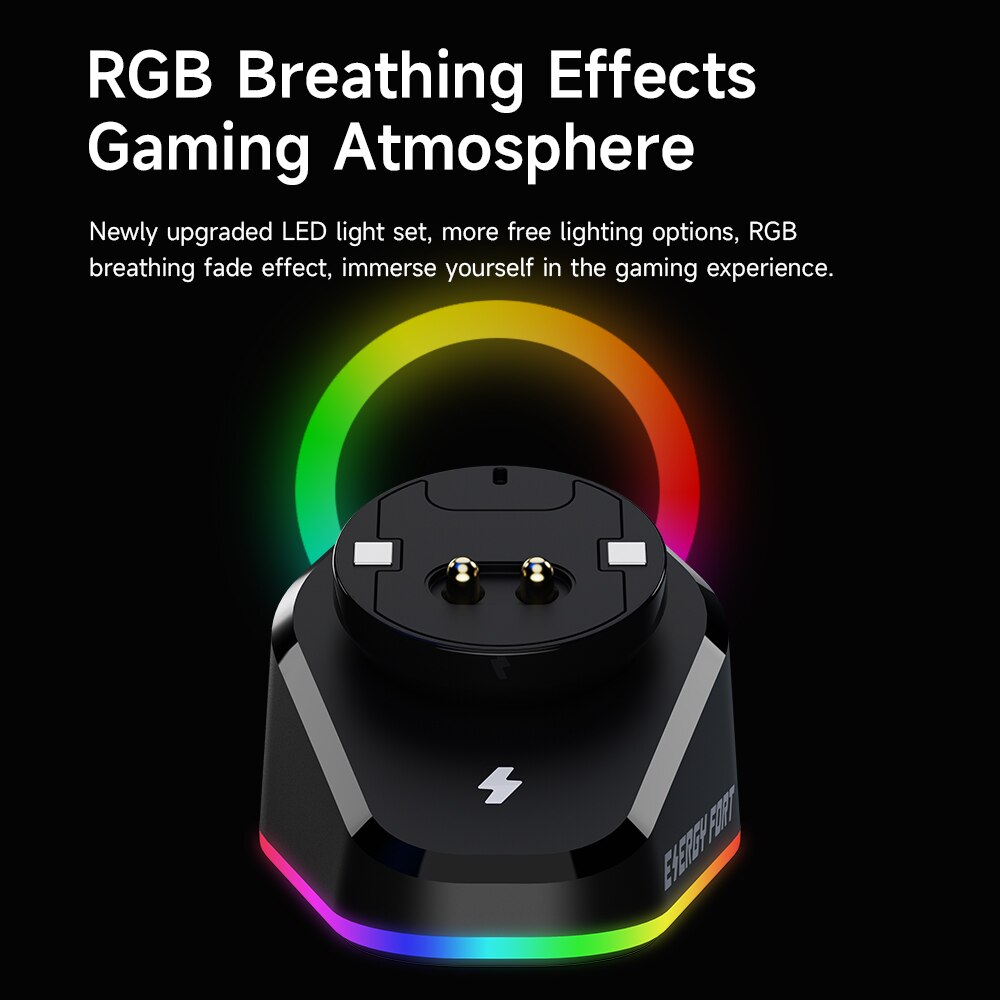 Gaming mus trådløs oplader dock til logitech  g502 lightspeed g pro x powerplay  g703 g903 gpw 2 razer deathadder  v2 naga pro