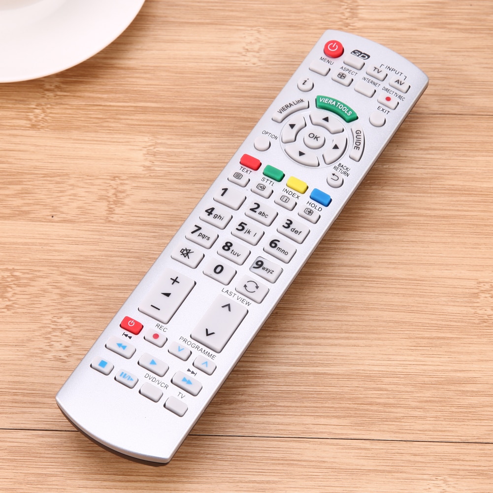Aurabeam Ersatz Fernbedienung für Panasonic N2QAYB000504 D1170 TV Viera TX-L32D28EP TX-L37V20E