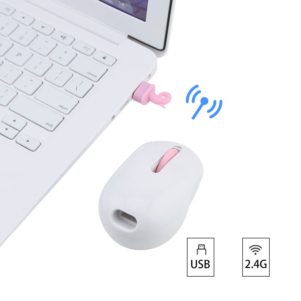 2.4G Mini Wireless Mouse Cute Pet Pig Model Silent 3D USB Optical Mice Kids 1200DPI Quiet Computer Small Mouse For Laptop PC