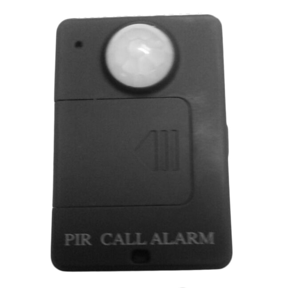Mini gsm pir-alarm, bewegingsmelder, infrarood, draadloos gsm-alarm, antidiefstalbewegingsmelder met eu-stekker, hoge gevoeligheid