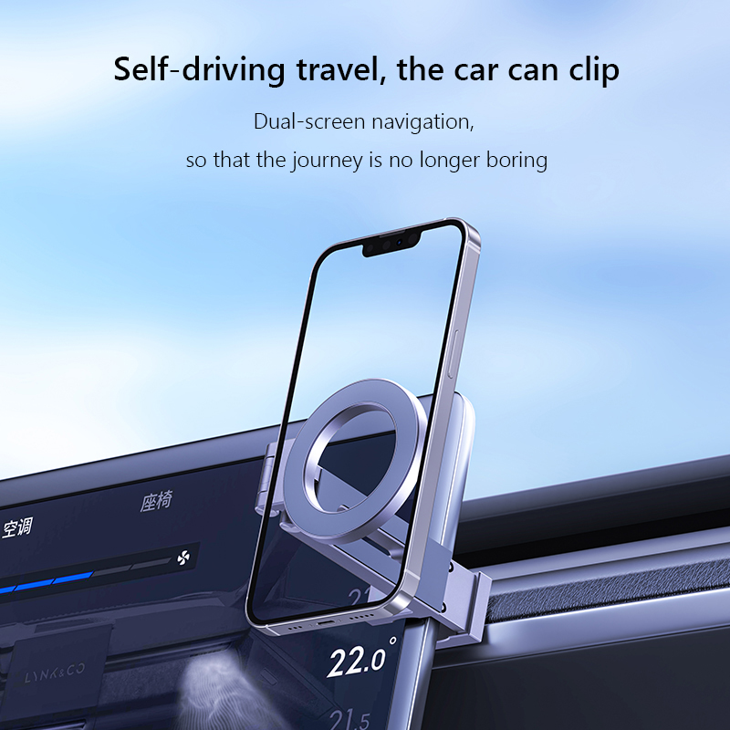 Universal Magnetic Phone Holder Travel Essentials Flexible Rotation Hands-Free Airplane Phone Mount for Phone