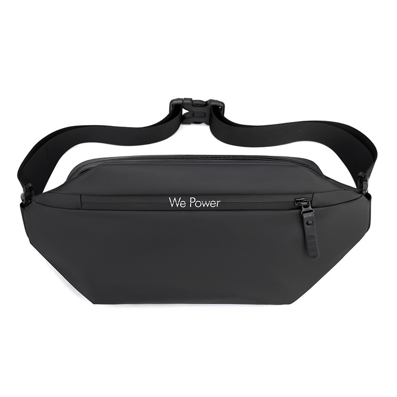 Outdoor Casual Mode Heuptas Heren Schouder Crossbody Tas Multifunctionele Waterdichte Reisborst Draagbaar en Duurzaam: Bruin