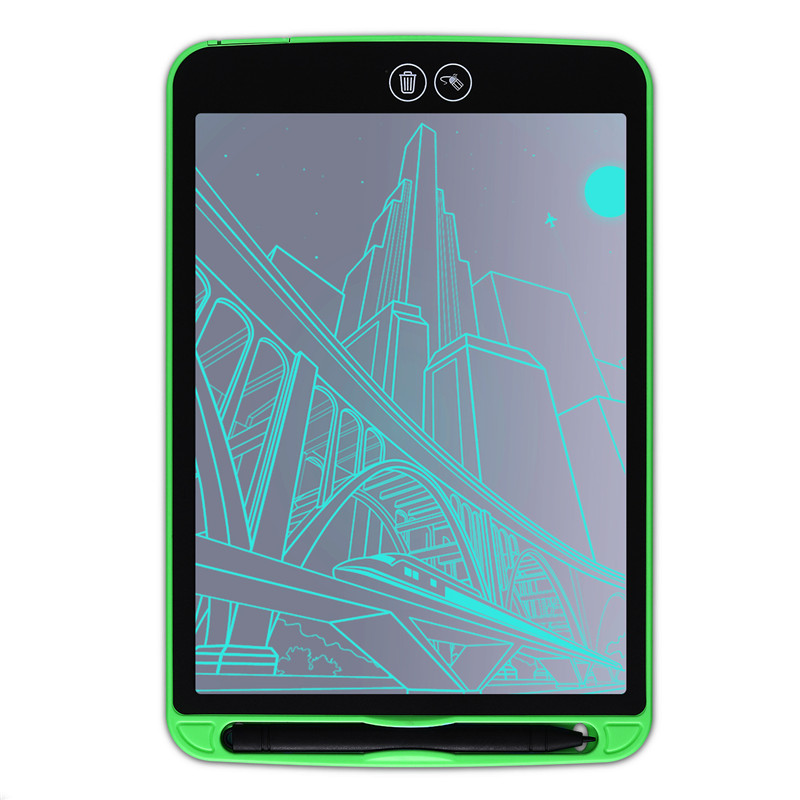 10 Inch LCD Writing Tablet Partially Erasing Drawing Board Electronic Thick Pen Highlighting Pads DIgital With Batter